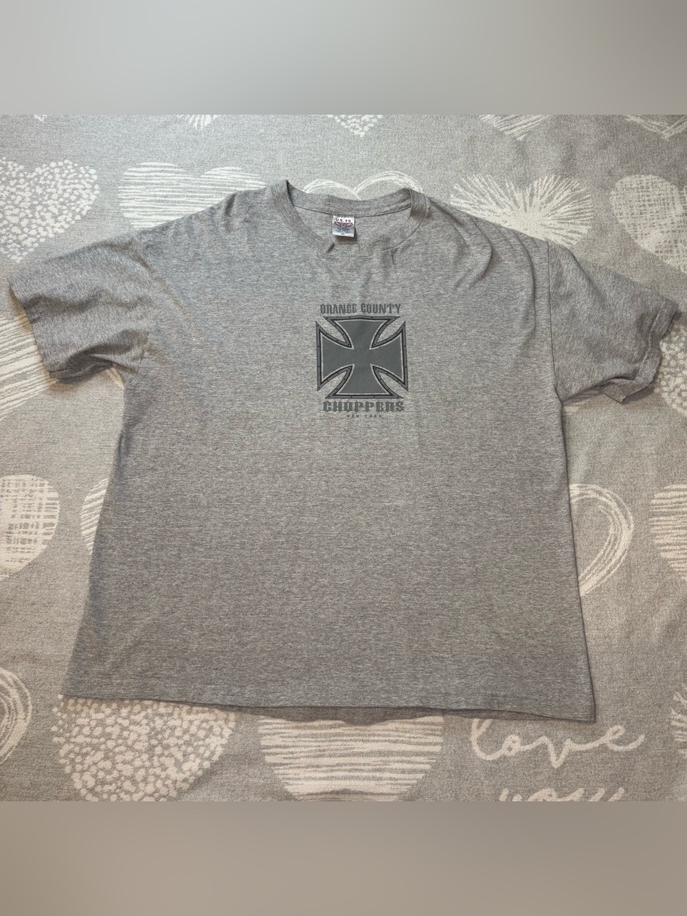 Vintage Orange County Choppers Graphic Short-Sleeve Tee - Gray
